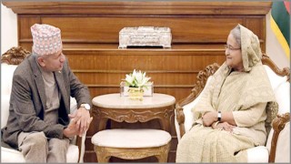 নেপালি পররাষ্ট্রমন্ত্রীর সাথে প্রধানমন্ত্রীর সাক্ষাৎ